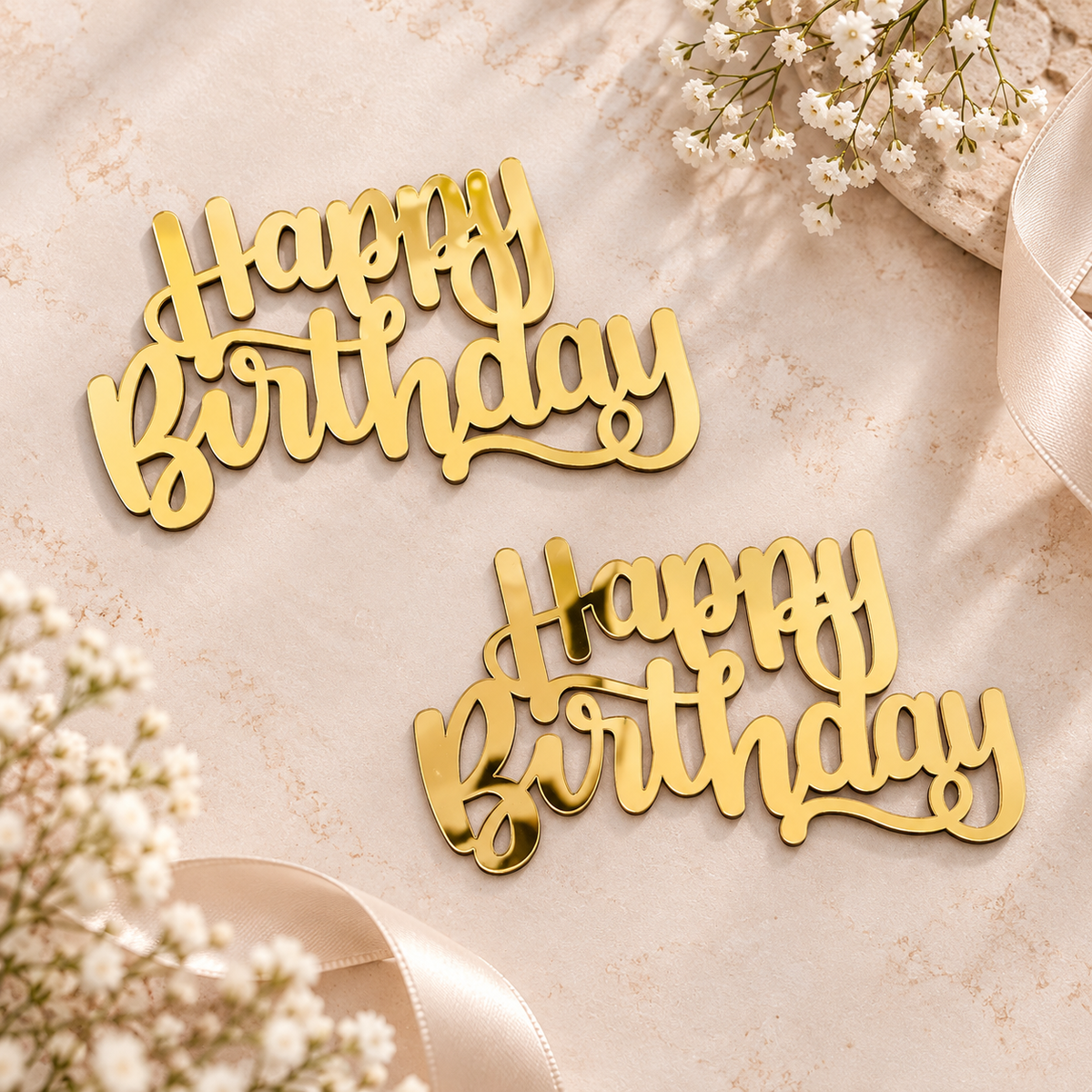 HAPPY BIRTHDAY ACRYLIC CUTOUT