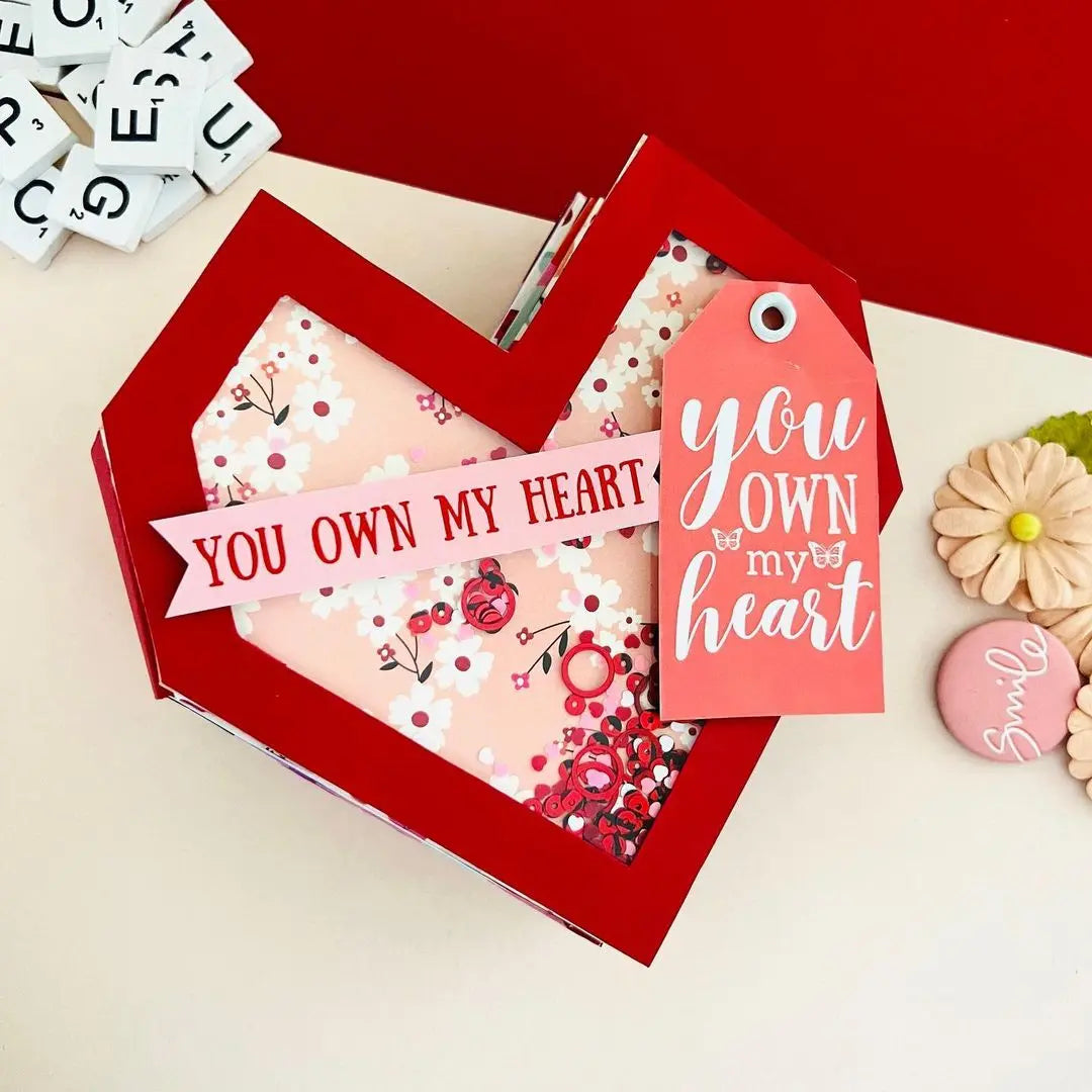 Shape Heart Album Big Pandacraftstudio