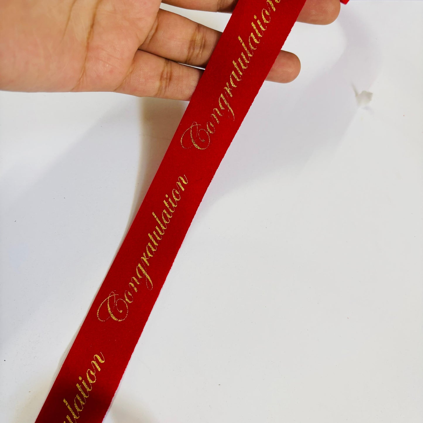 Foiled Ribbon Congratulation | Velvet Ribbon