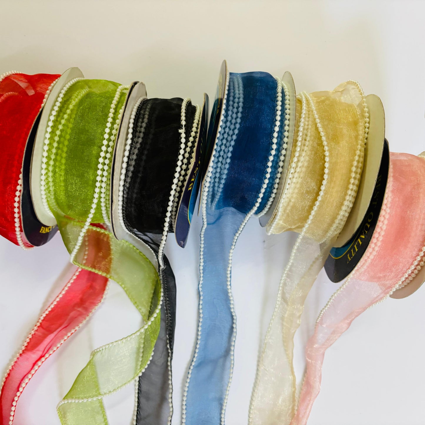 PEARL NET RIBBON
