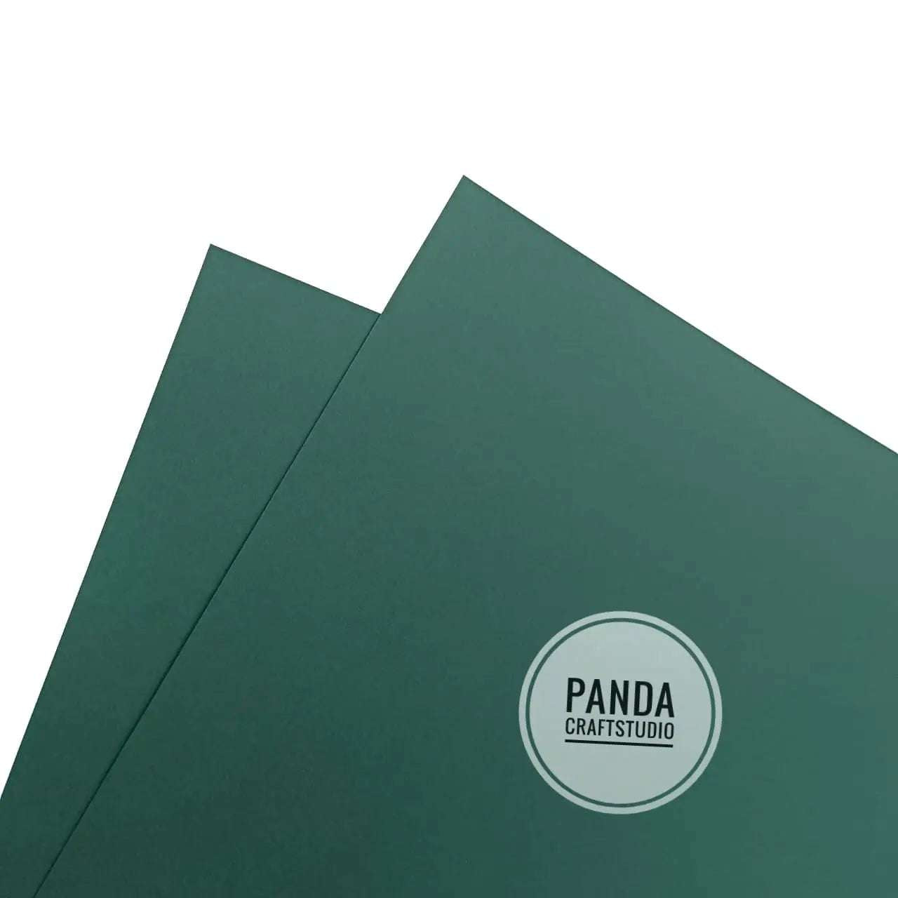 Dark Green Cardstock Pandacraftstudio