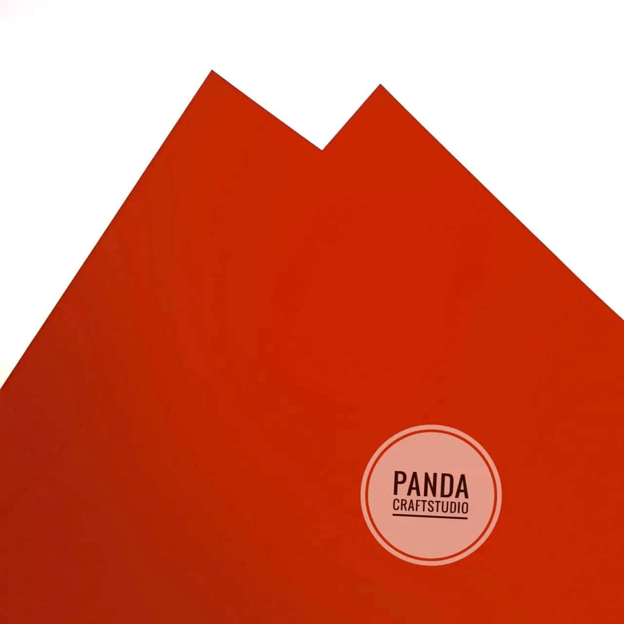 Orange cardstock Pandacraftstudio