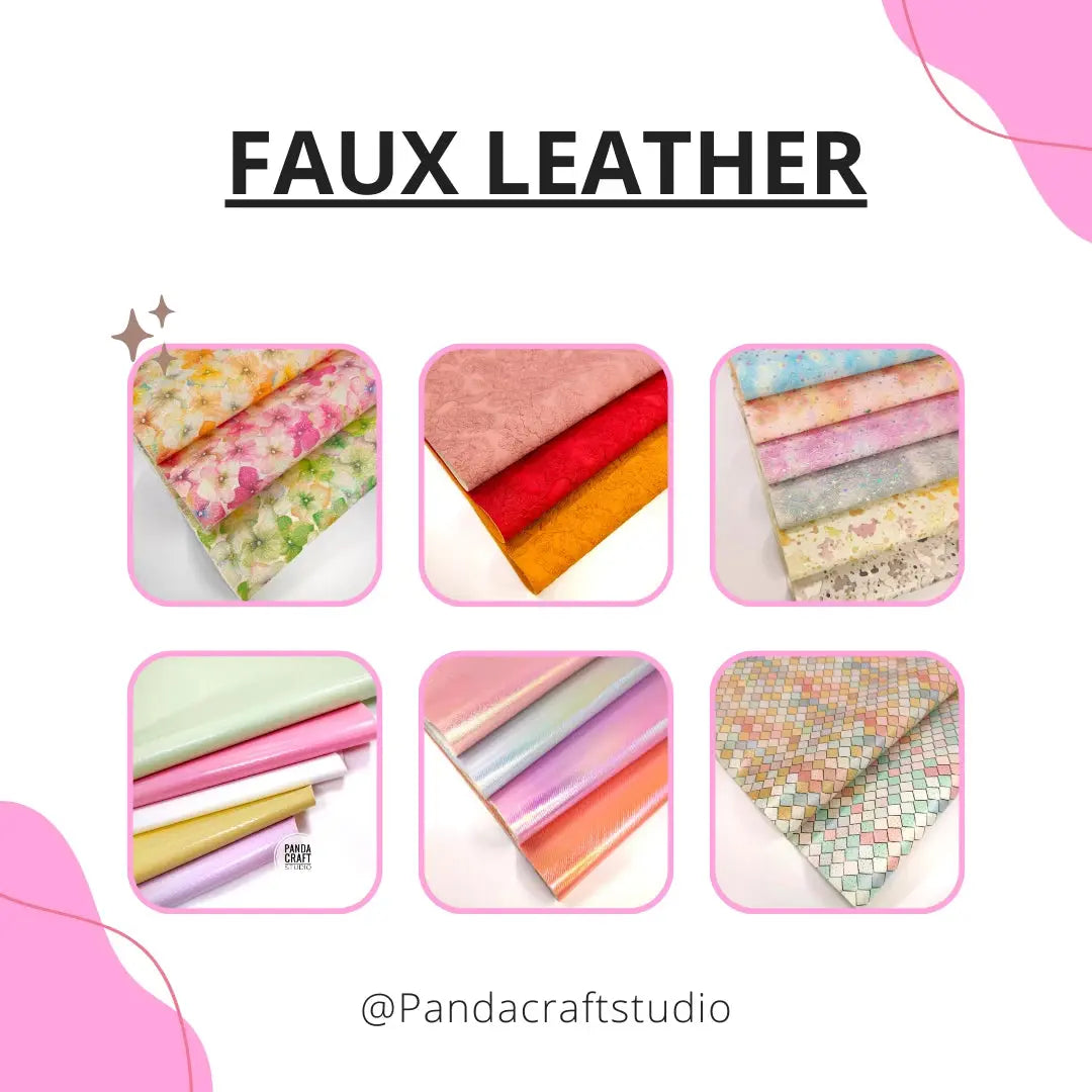 Faux Leather PandaCraftStudio