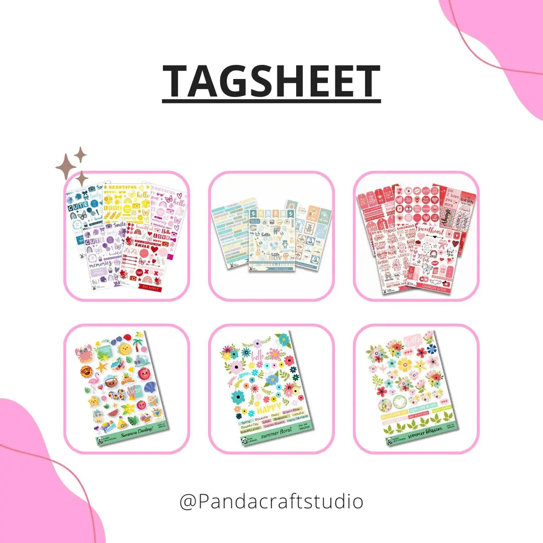 Tagsheet PandaCraftStudio