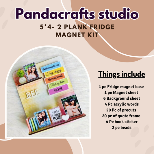 5*4 - 2 PLANK FRIDGE MAGNET KIT