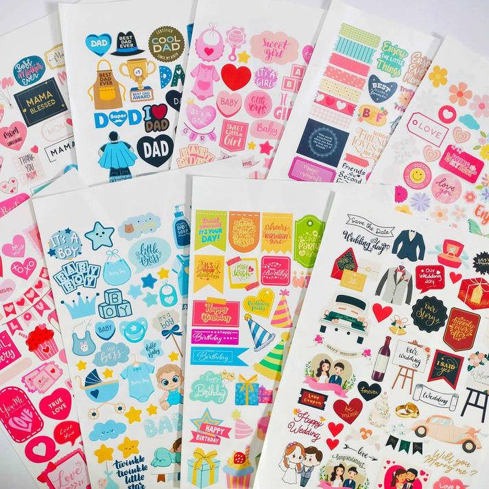 STICKER BOOK | PEEL OFF STICKER – PandaCraftStudio