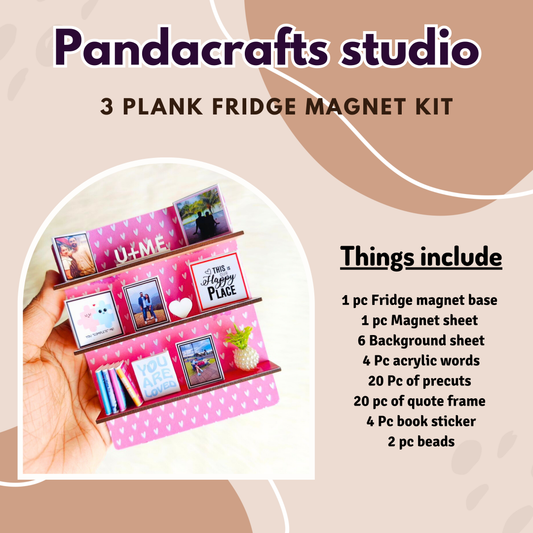 3 PLANK FRIDGE MAGNET KIT