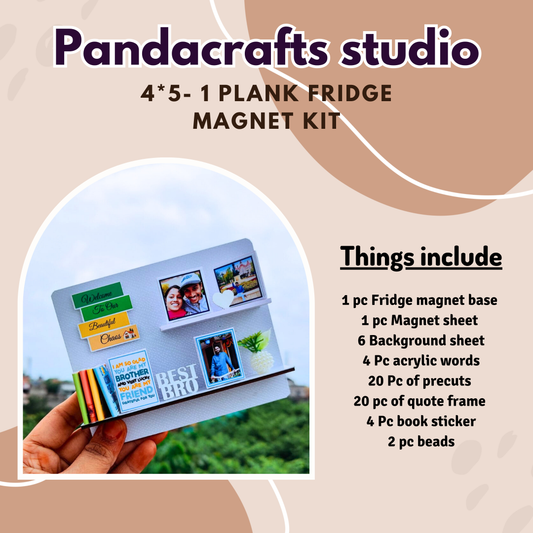 4*5 - 1 PLANK FRIDGE MAGNET KIT