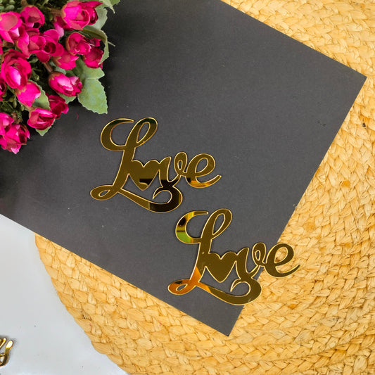 LOVE ACRYLIC CUTOUT