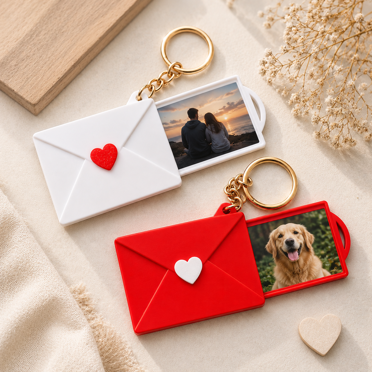 Love letter keychain