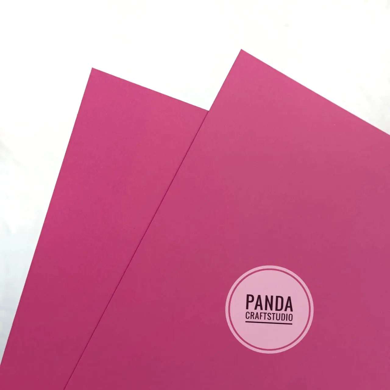 Pink Cardstock Pandacraftstudio