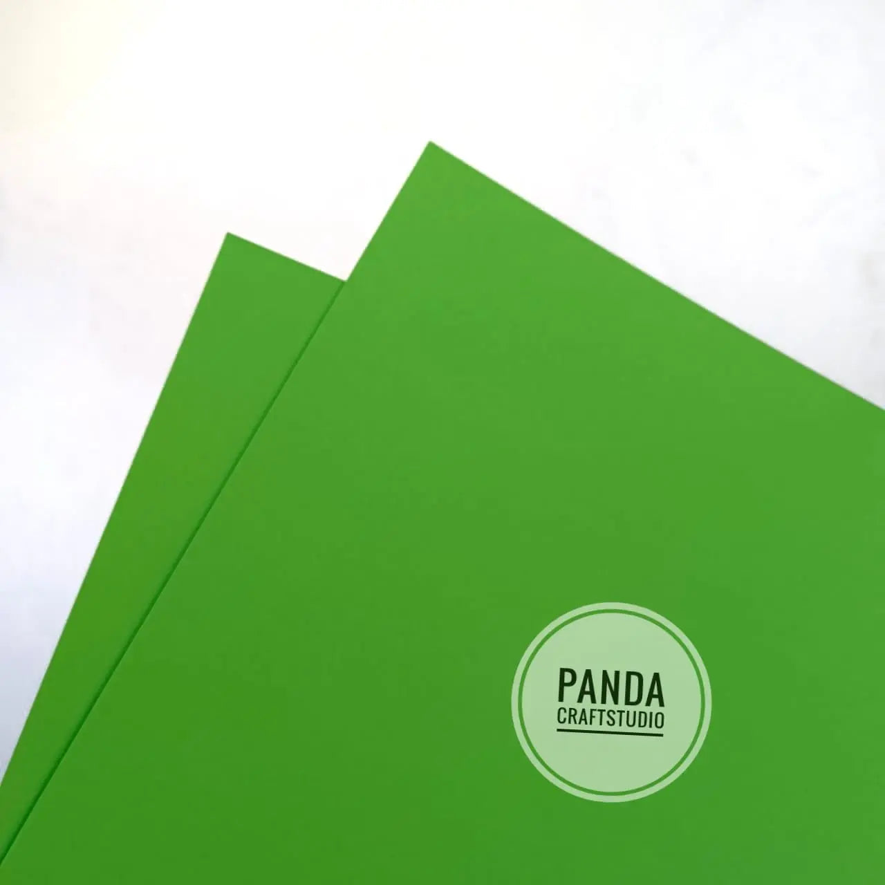 Green Cardstock Pandacraftstudio