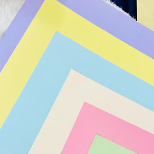 PASTEL COLOUR CARDSTOCK
