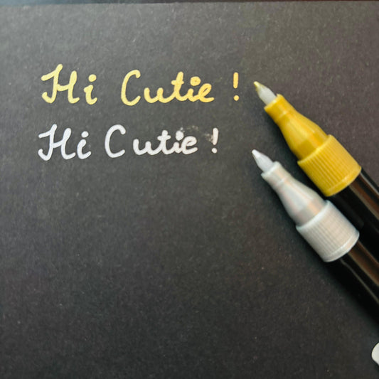 PAINT MARKER PENS | GOLDEN & SILVER PEN