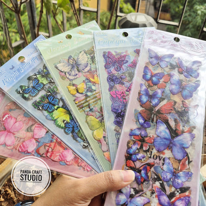 TRANSPARNET BUTTERFLY STICKER