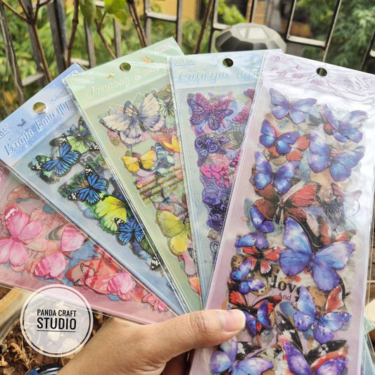 TRANSPARNET BUTTERFLY STICKER